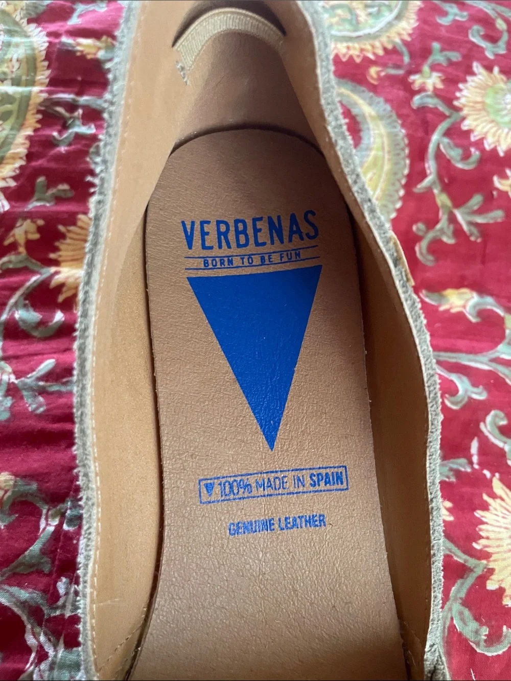 Verbenas, Women's Taupe Suede Espadrille heals